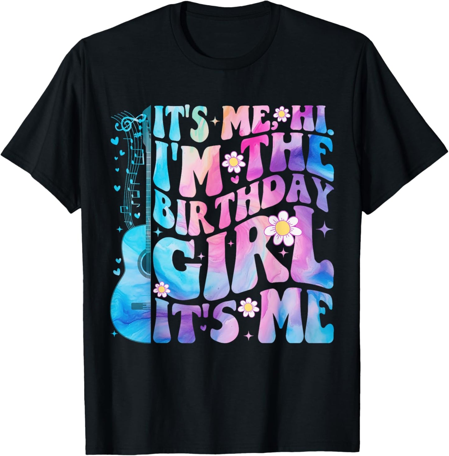 Its Me Hi I'm The Birthday Girl It's Me TAYLOR Birthday Girl T-Shirt - T-Shirt | Black