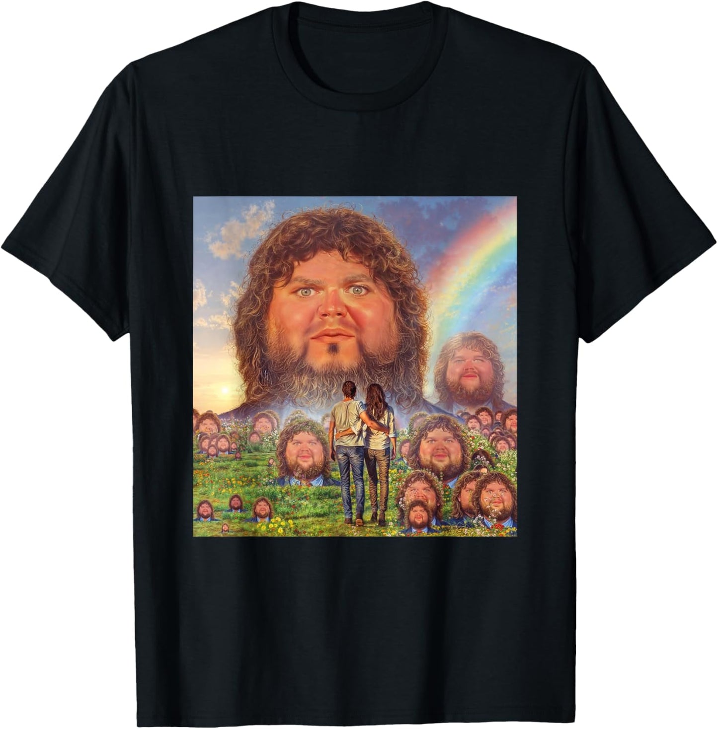 JD Vance Face Meme T-Shirt - T-Shirt | Black