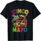 Cinco De Mayo Sugar Skull Costume 5 De Mayo Men T-Shirt - T-Shirt | Black