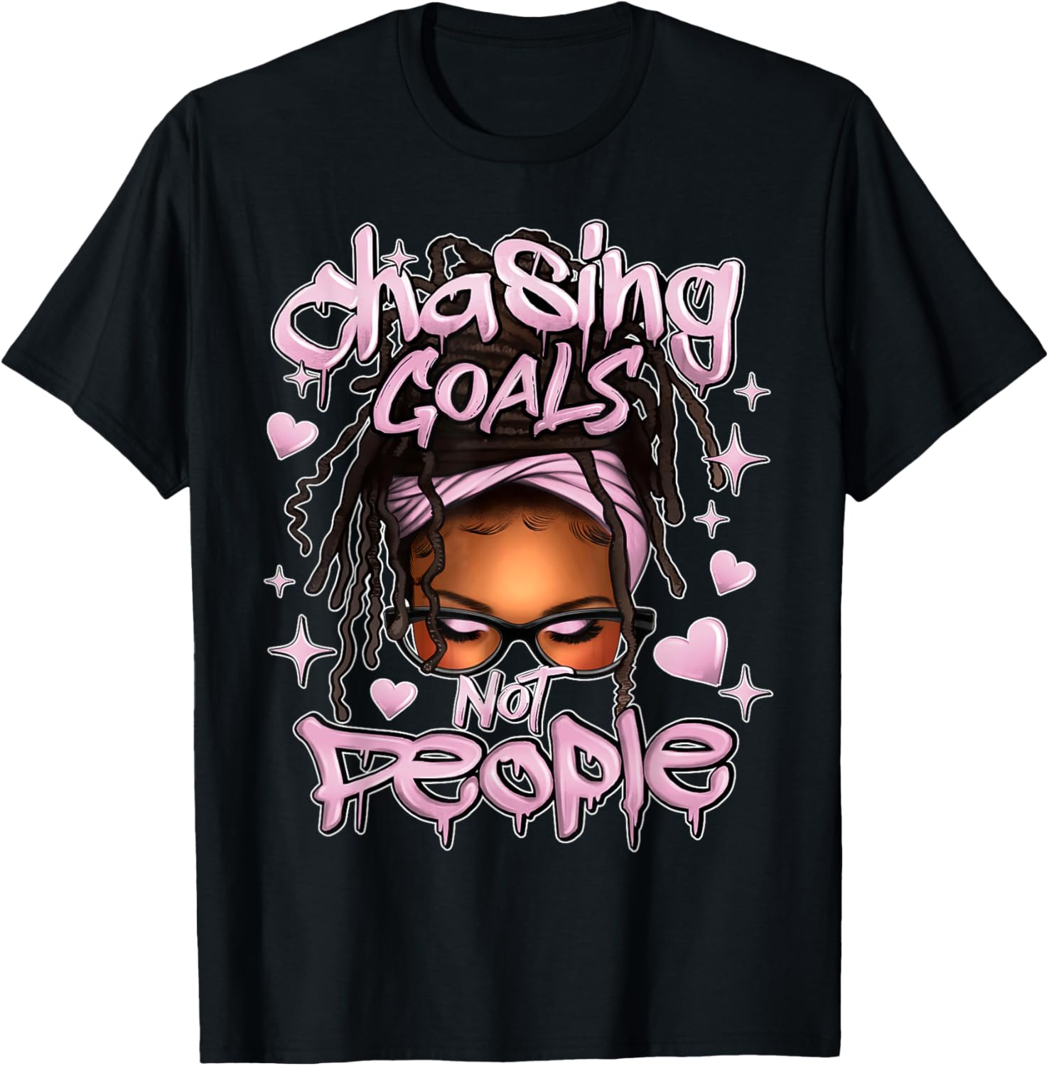 Chasing Girl Orchid 4s Matching Women T-Shirt - T-Shirt | Black