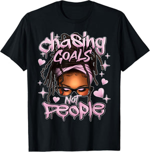 Chasing Girl Orchid 4s Matching Women T-Shirt - T-Shirt | Black