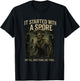 It Started With a Spore Zombie Fungus T-Shirt - T-Shirt | Black