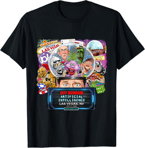 Jeff Dunham Las Vegas, NV (2026) T-Shirt - T-Shirt | Black
