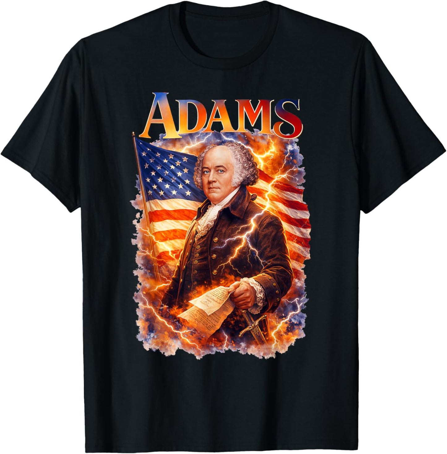 John Adams T-Shirt - T-Shirt | Black