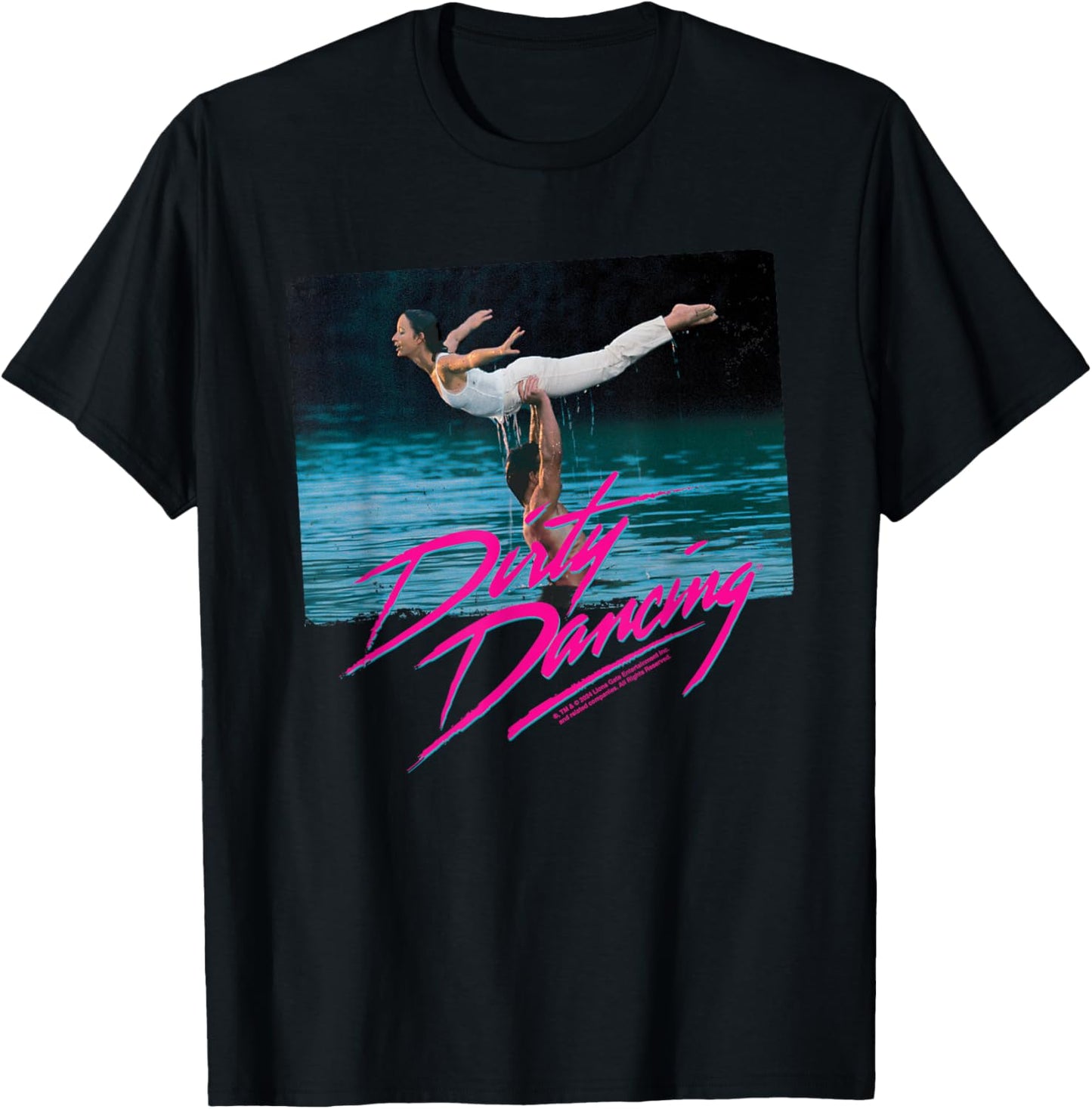 Dirty Dancing Lake Lift Scene T-Shirt - T-Shirt | Black
