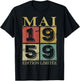 67 Ans Homme 1959 Anniversaire Mai 67 Ans Homme 1959 T-Shirt - T-Shirt | Black