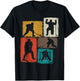 Hockey Player Collage Men Kids Coach Youth Boys T-Shirt - T-Shirt | Black
