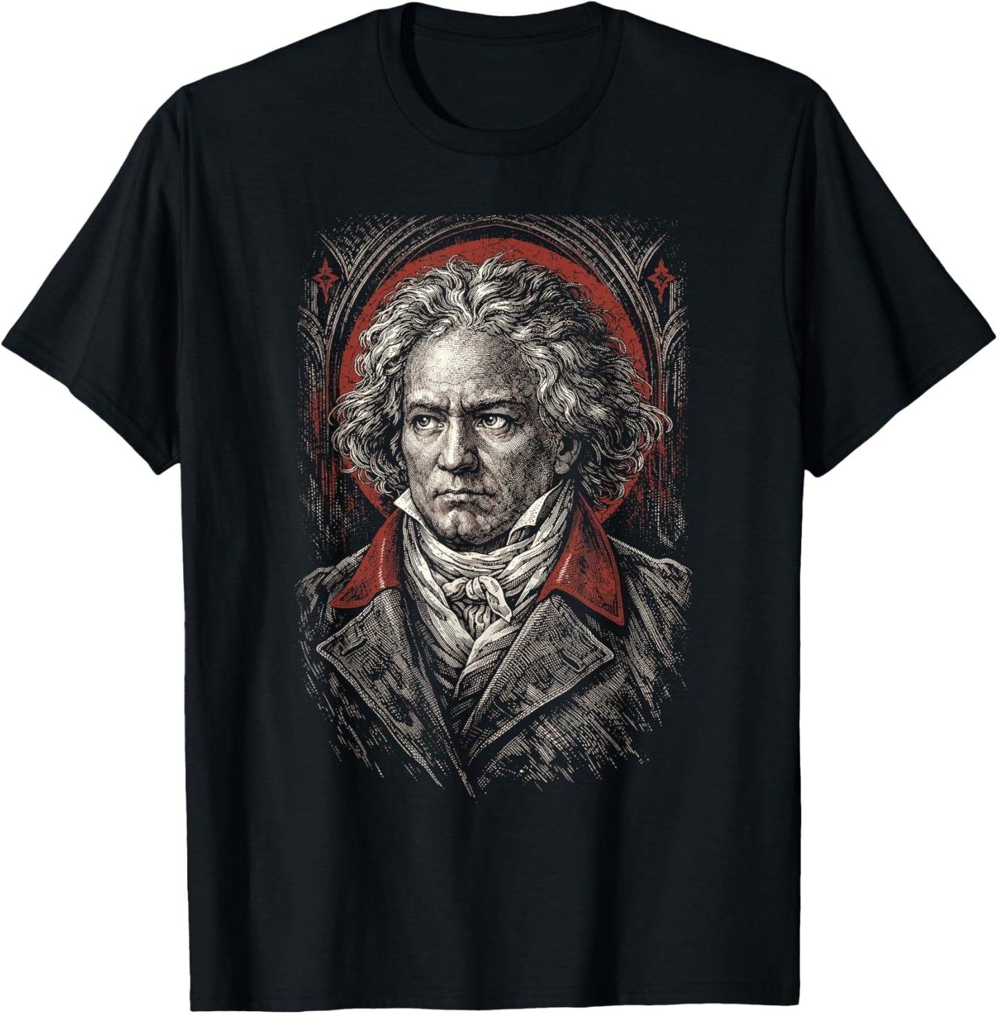 Beethoven-Portrait Ludwig Van Beethoven Classical Music T-Shirt - T-Shirt | Black