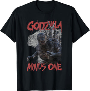 Godzilla Minus One Monster Portrait Modern Kaiju Movie T-Shirt - T-Shirt | Black