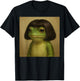 Funny Frog Bob Haircut Meme Women Kids T-Shirt - T-Shirt | Black