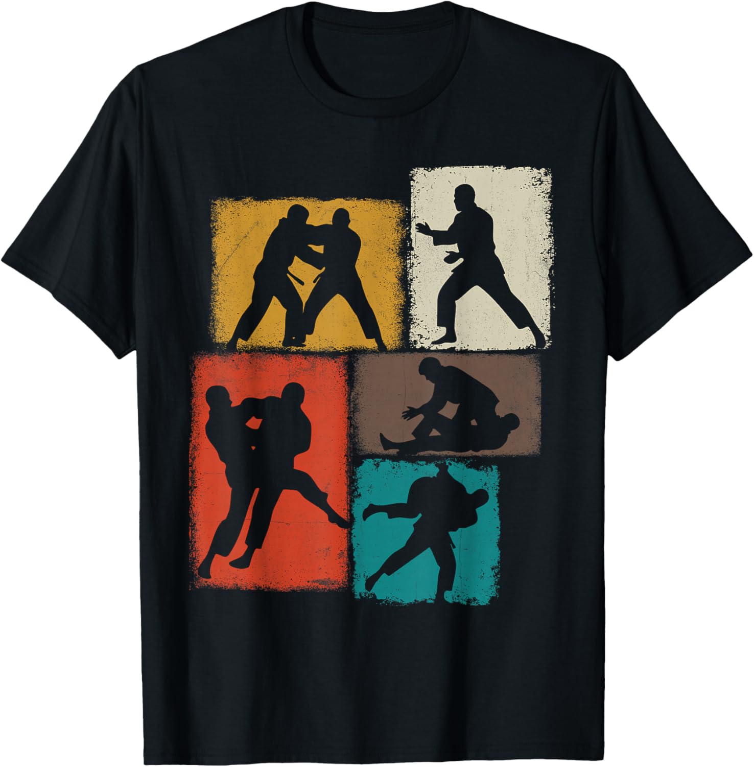 Judo Collage Judoist Men Kids Coach Youth Boys T-Shirt - T-Shirt | Black