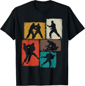 Judo Collage Judoist Men Kids Coach Youth Boys T-Shirt - T-Shirt | Black