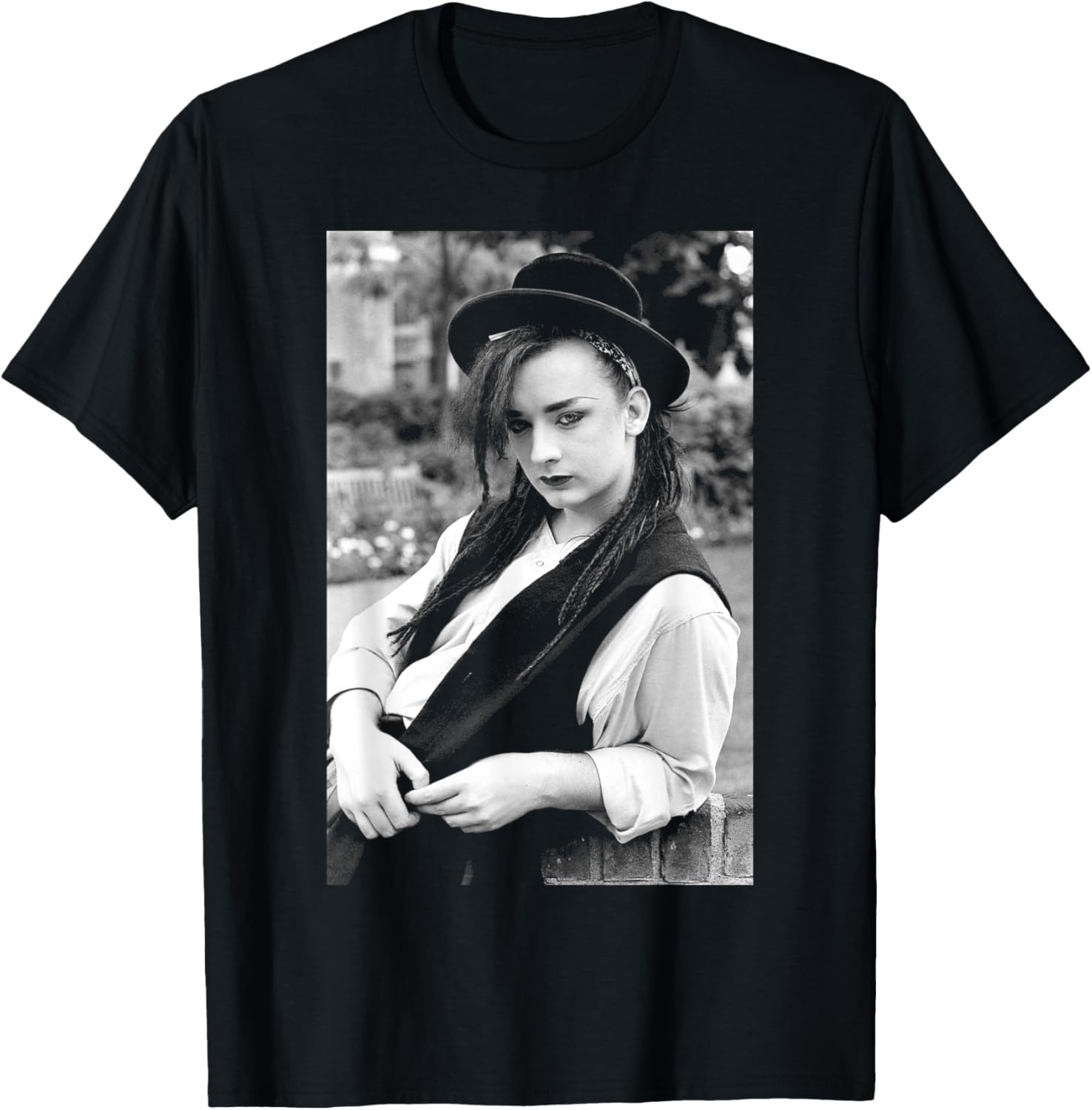 Culture Club Boy George Photo 1982 T-Shirt - T-Shirt | Black