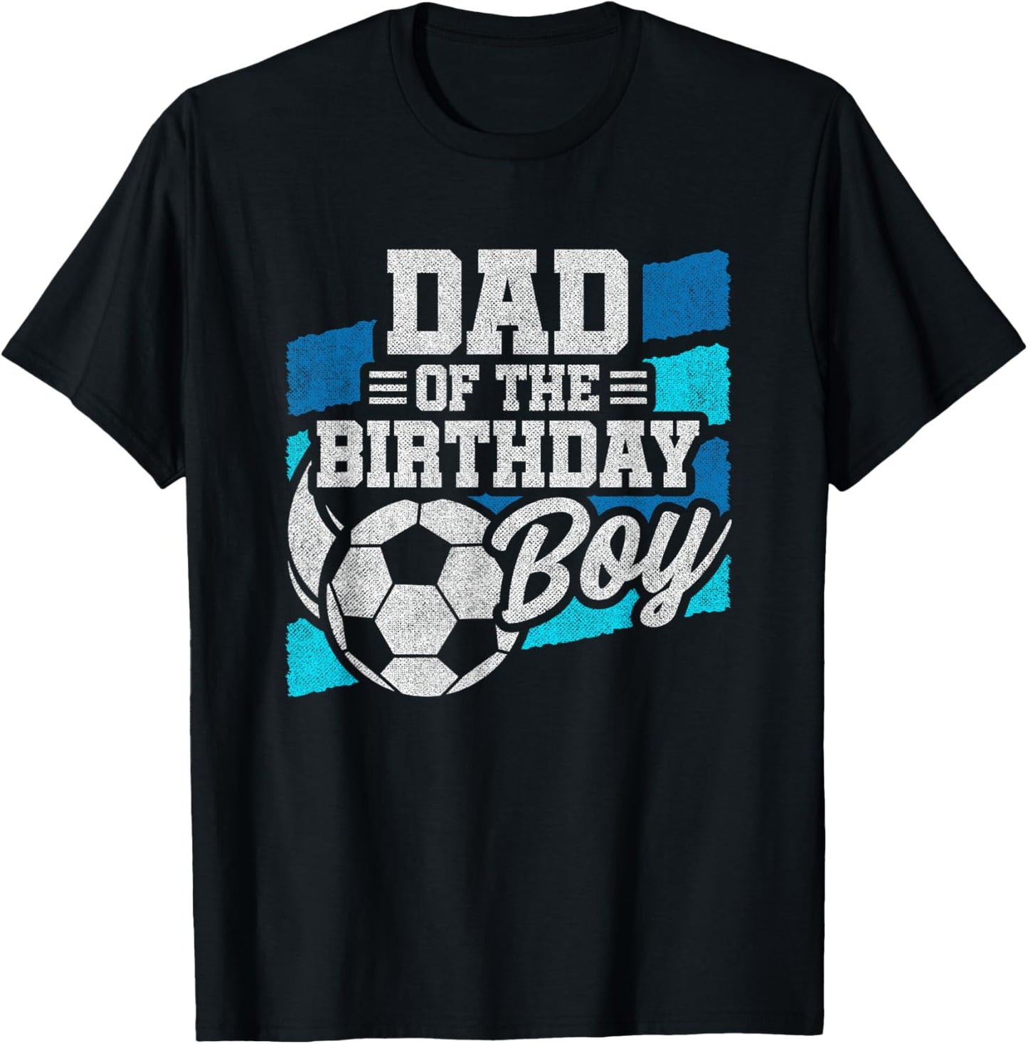 Soccer Birthday - Birthday Dad - Boys Soccer Birthday , Small, Black T-Shirt - T-Shirt | Black