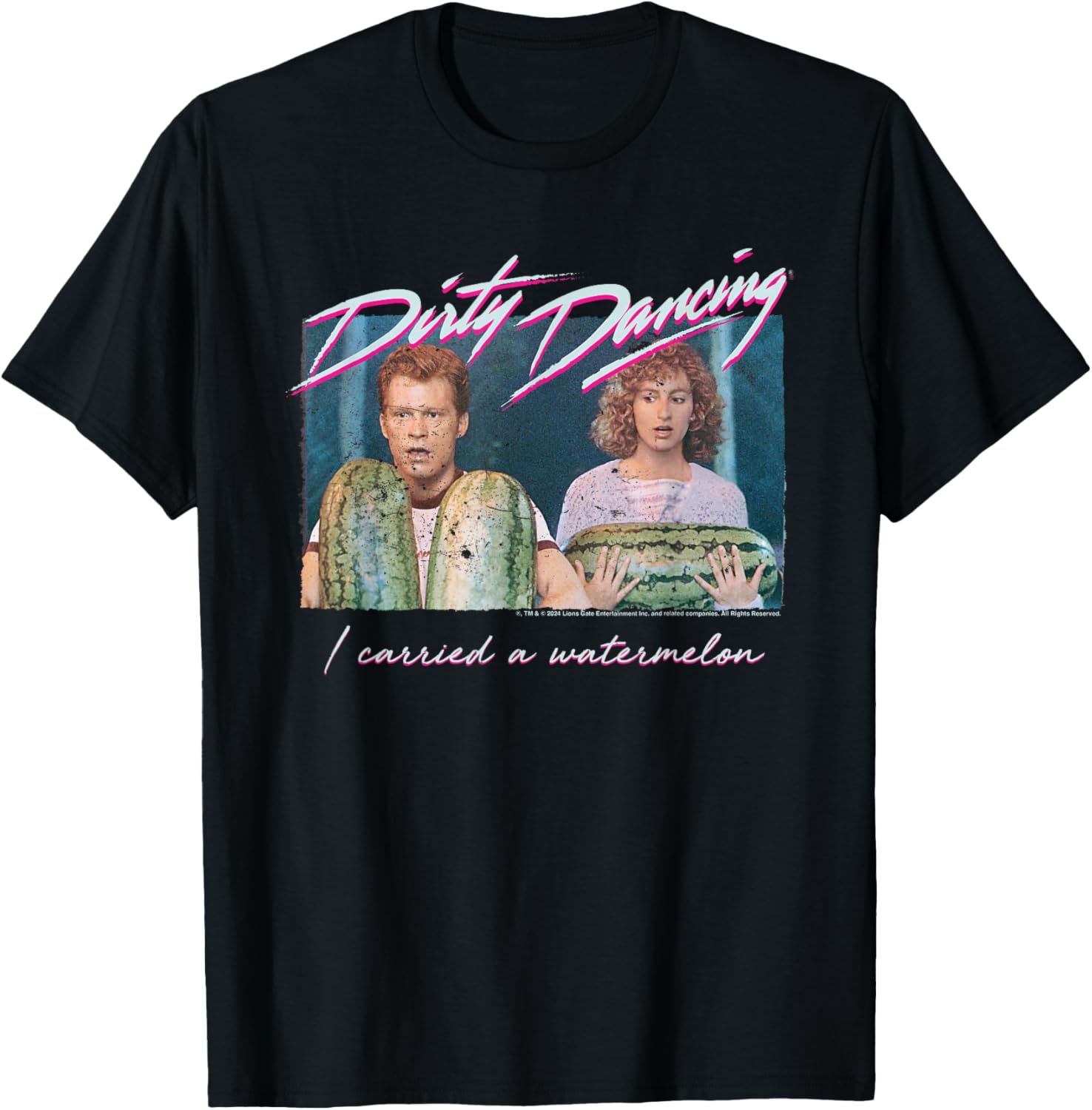 Dirty Dancing Frances I Carried A Watermelon Quote T-Shirt - T-Shirt | Black