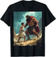 David and Goliath Bible Book of Samuel King David Painting T-Shirt - T-Shirt | Black