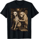 Vintage Dalmatian Dog Smoking Tattoo Artist Funny Meme T-Shirt - T-Shirt | Black