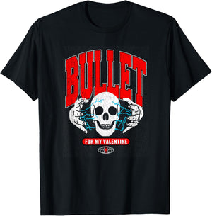 Bullet for My Valentine University Spell Out T-Shirt - T-Shirt | Black