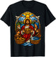 Loaves and Fishes Miracle Vitrail Scène communautaire T-Shirt - T-Shirt | Black