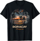 Vacation Souvenir Palm Tree Boracay T-Shirt - T-Shirt | Black