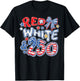 Red White and 250 USA America Independence Day T-Shirt - T-Shirt | Black