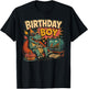 Funny T Rex Birthday Boy Gamer Men Boys Teens Gaming Gifts T-Shirt - T-Shirt | Black