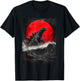 Japanese Kaiju Art : -Adults, Kids; Black; Small; Short Sleeve; Cotton, Polyester; Unique Kaiju Design T-Shirt - T-Shirt | Black