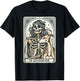 Greyhound Mom Tarot Card Skeleton Pet Dog Mama Witchy Vibes T-Shirt - T-Shirt | Black