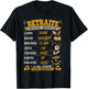 Cadeau Retraité Homme Drole Retraite Programme Hebdomadaire T-Shirt - T-Shirt | Black