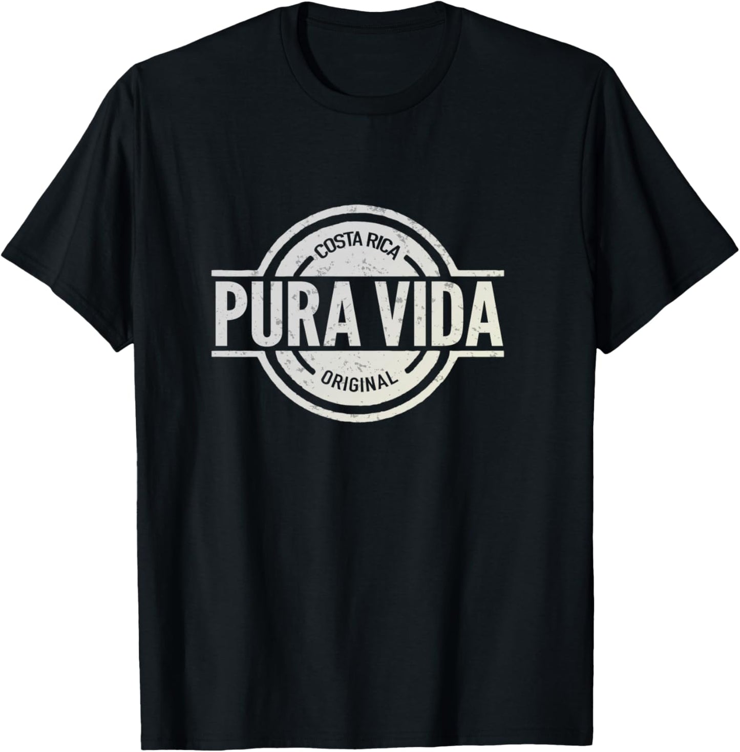 Pura Vida Costa Rica - Official Pura Vida Costa Rica Product T-Shirt - T-Shirt | Black