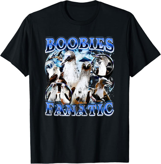 Boobies Fanatic T-Shirt - T-Shirt | Black