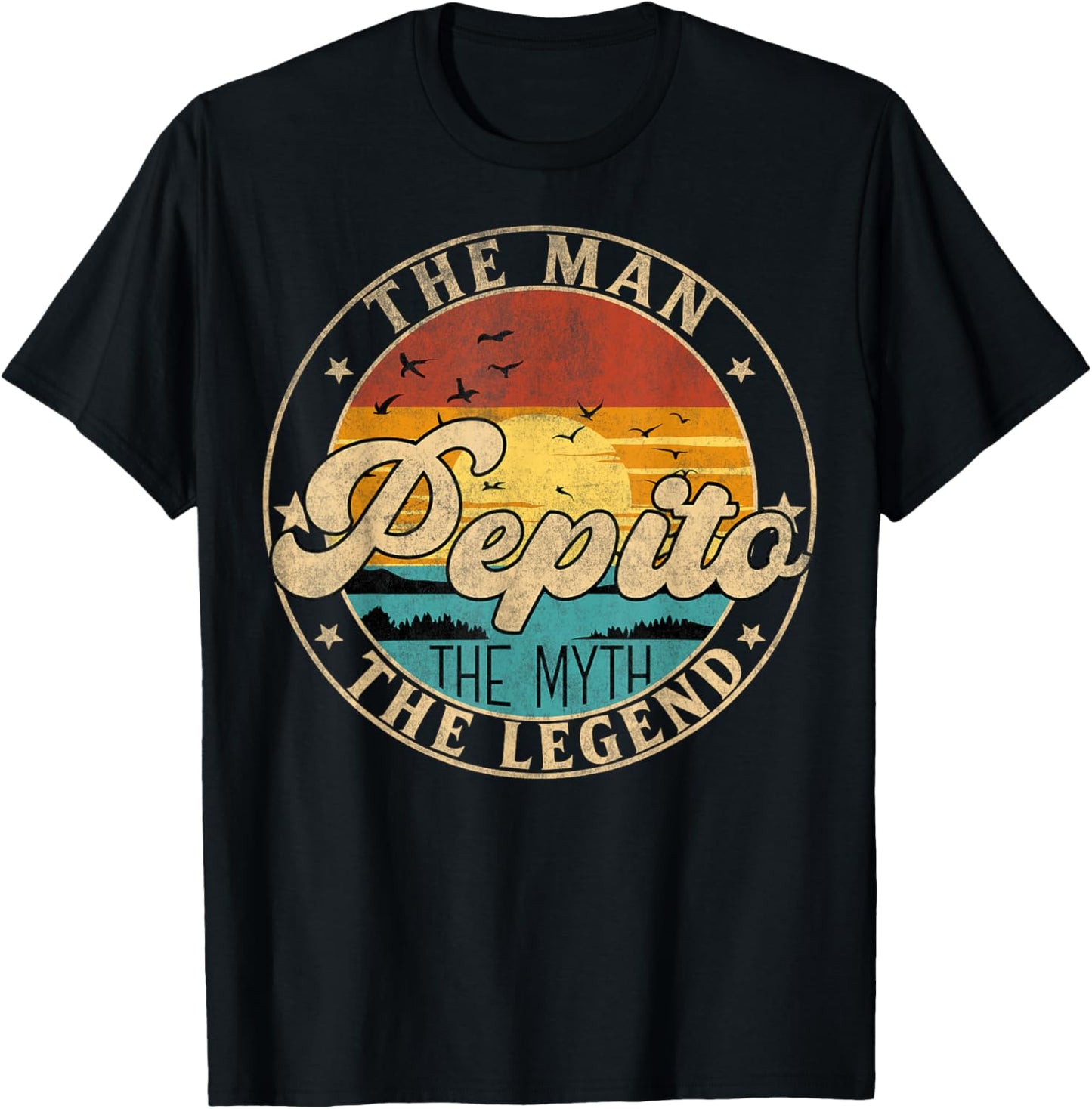 PEPITO The Man The Myth The Legend First Name T-Shirt - T-Shirt | Black