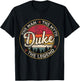 Duke The Man The Myth The Legend Personalized Name T-Shirt - T-Shirt | Black