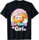 Happy Birthday Girl Kawaii Dumpling Anime Birthday Party T-Shirt - T-Shirt | Black