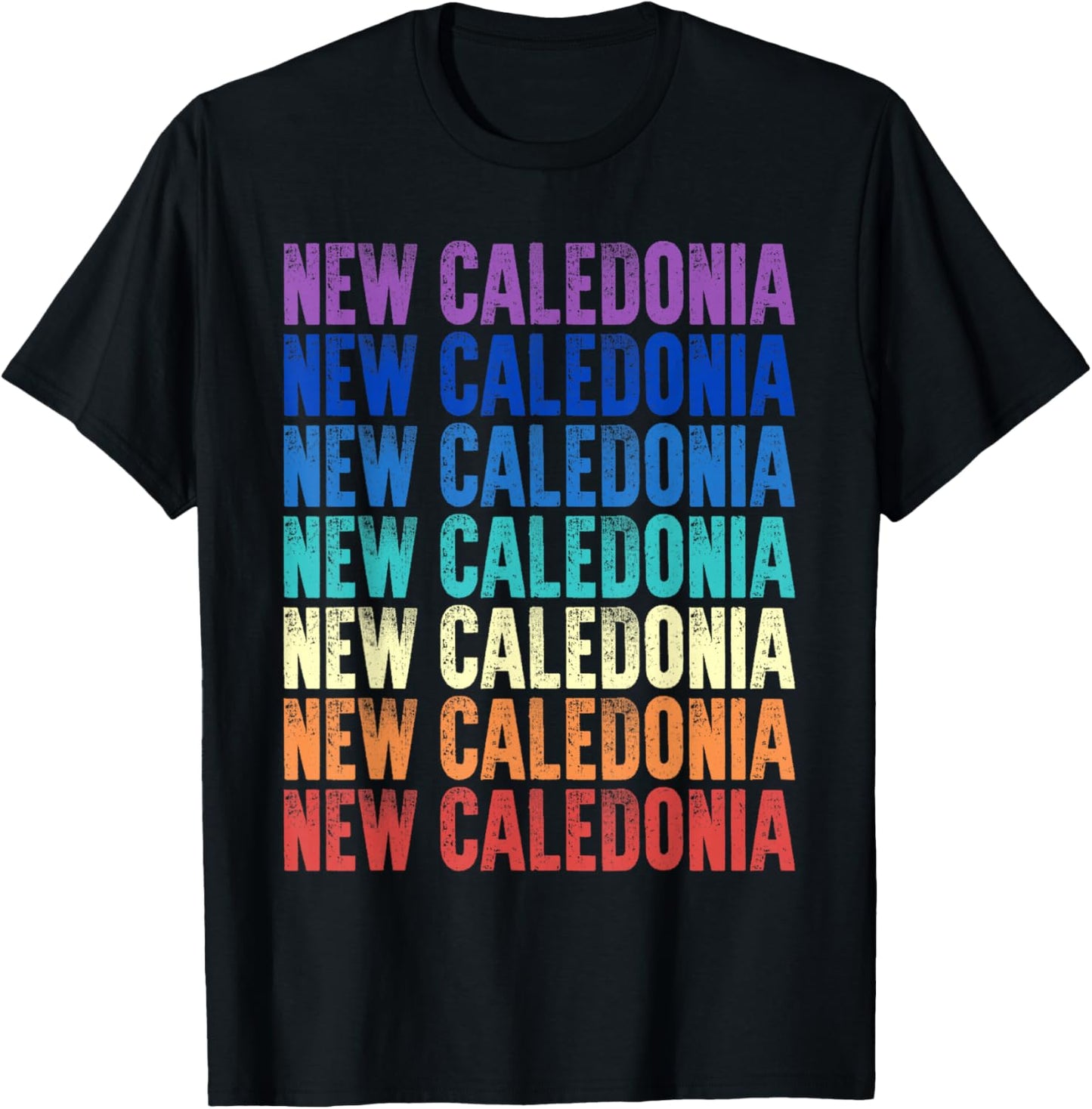 Nouvelle-Calédonie colorée T-Shirt - T-Shirt | Black