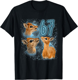 Dik Dik Lover 67 Meme Humor Sarcasm Dik Dik Animal Zoology T-Shirt - T-Shirt | Black