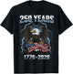 250th Birthday USA Anniversary Patriotic Eagle 1776-2026 T-Shirt - T-Shirt | Black