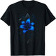 Flower - Gothic Witchcraft Aesthetic T-Shirt - T-Shirt | Black