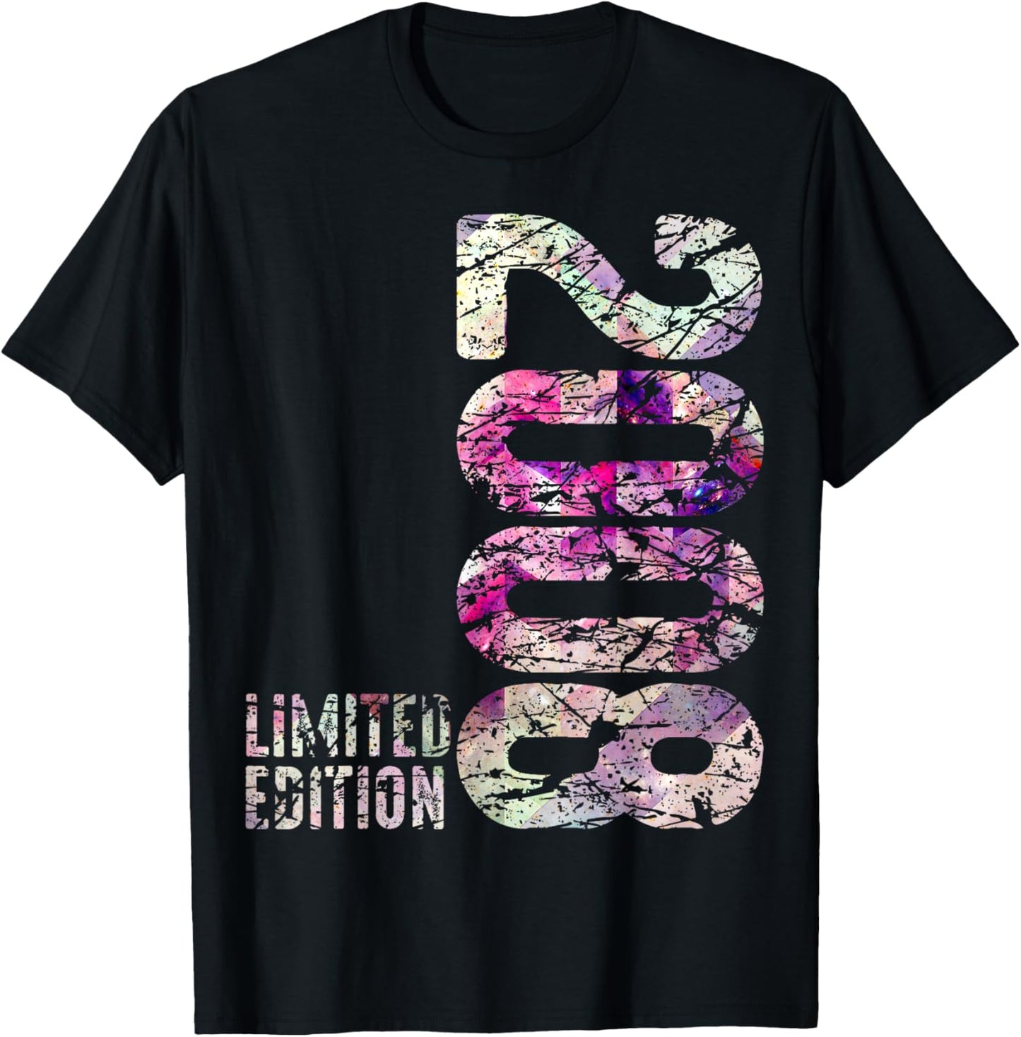 18e Anniversaire garçon Fille 18 Ans 2008 Cadeau drôle T-Shirt - T-Shirt | Black
