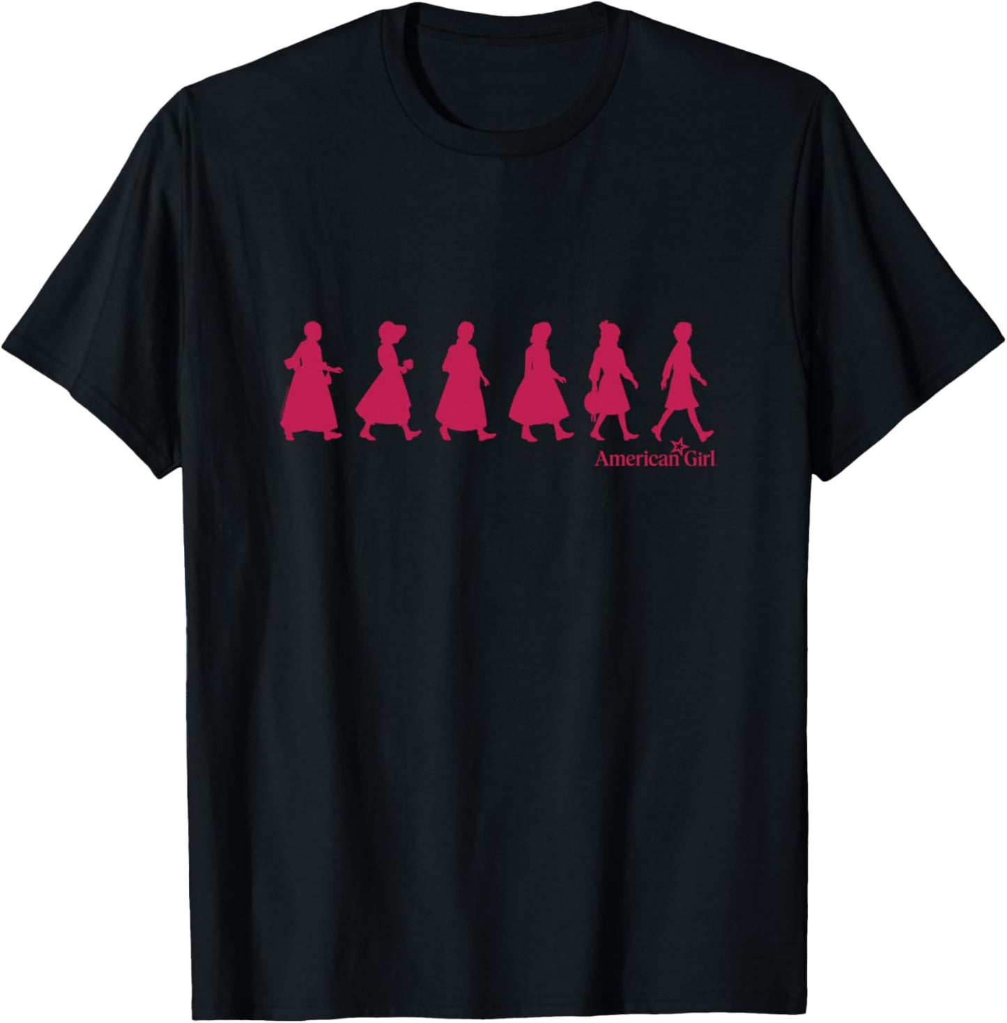American Girl - Historical Silhouettes T-Shirt - T-Shirt | Black