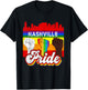 Nashville Pride Rainbow Gay Pride Flag Funny LGBT T-Shirt - T-Shirt | Black