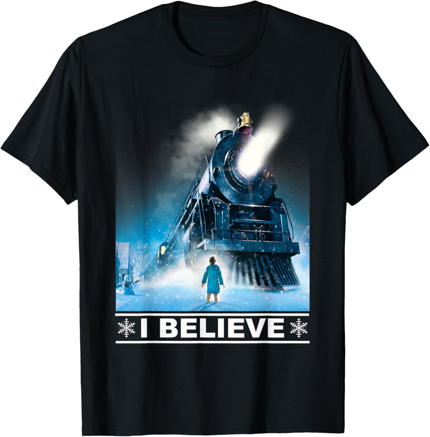 The Polar Express I Believe T-Shirt - T-Shirt | Black