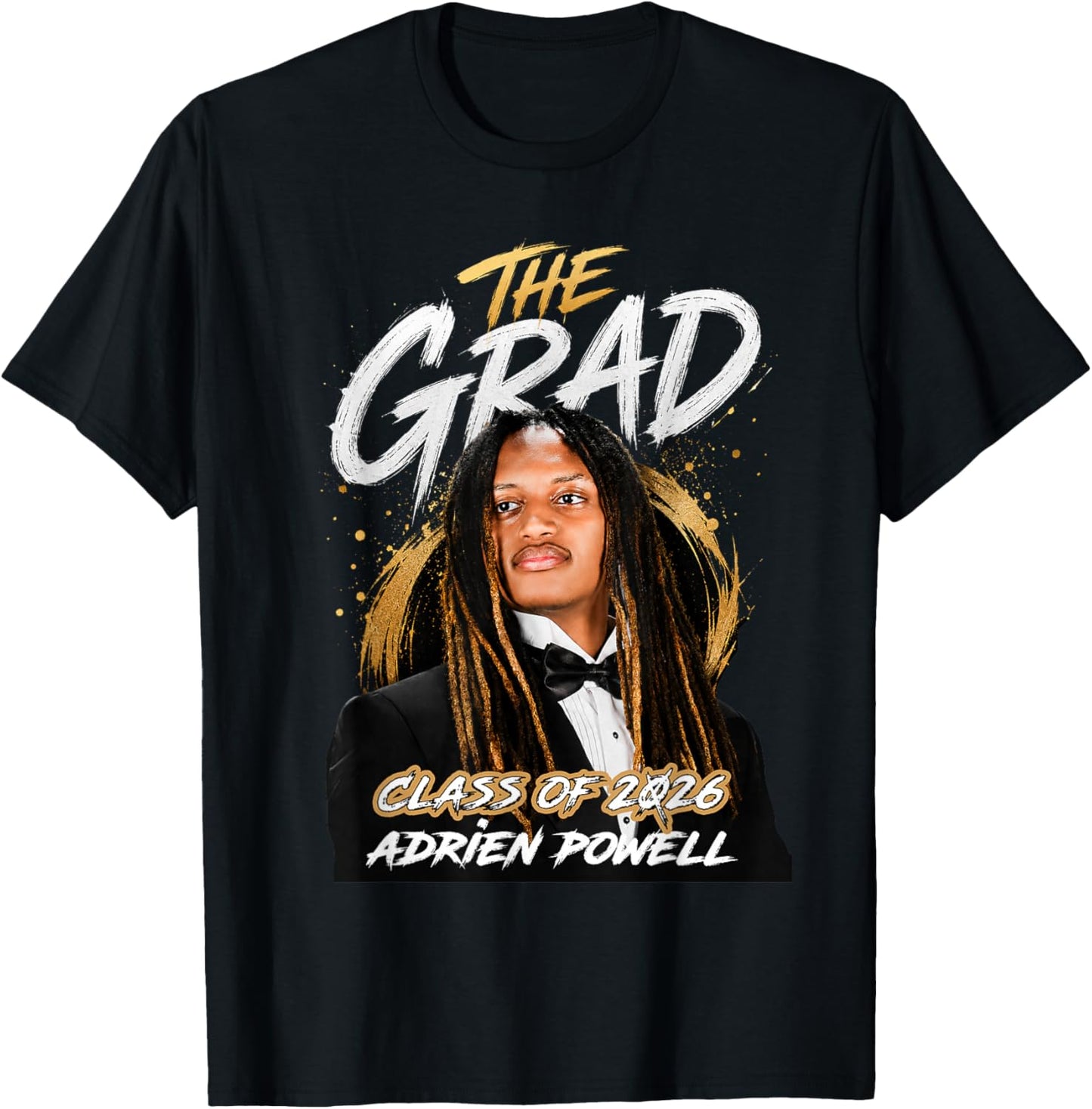 The Grad Class of 2026 Senior Mr Powell T-Shirt - T-Shirt | Black