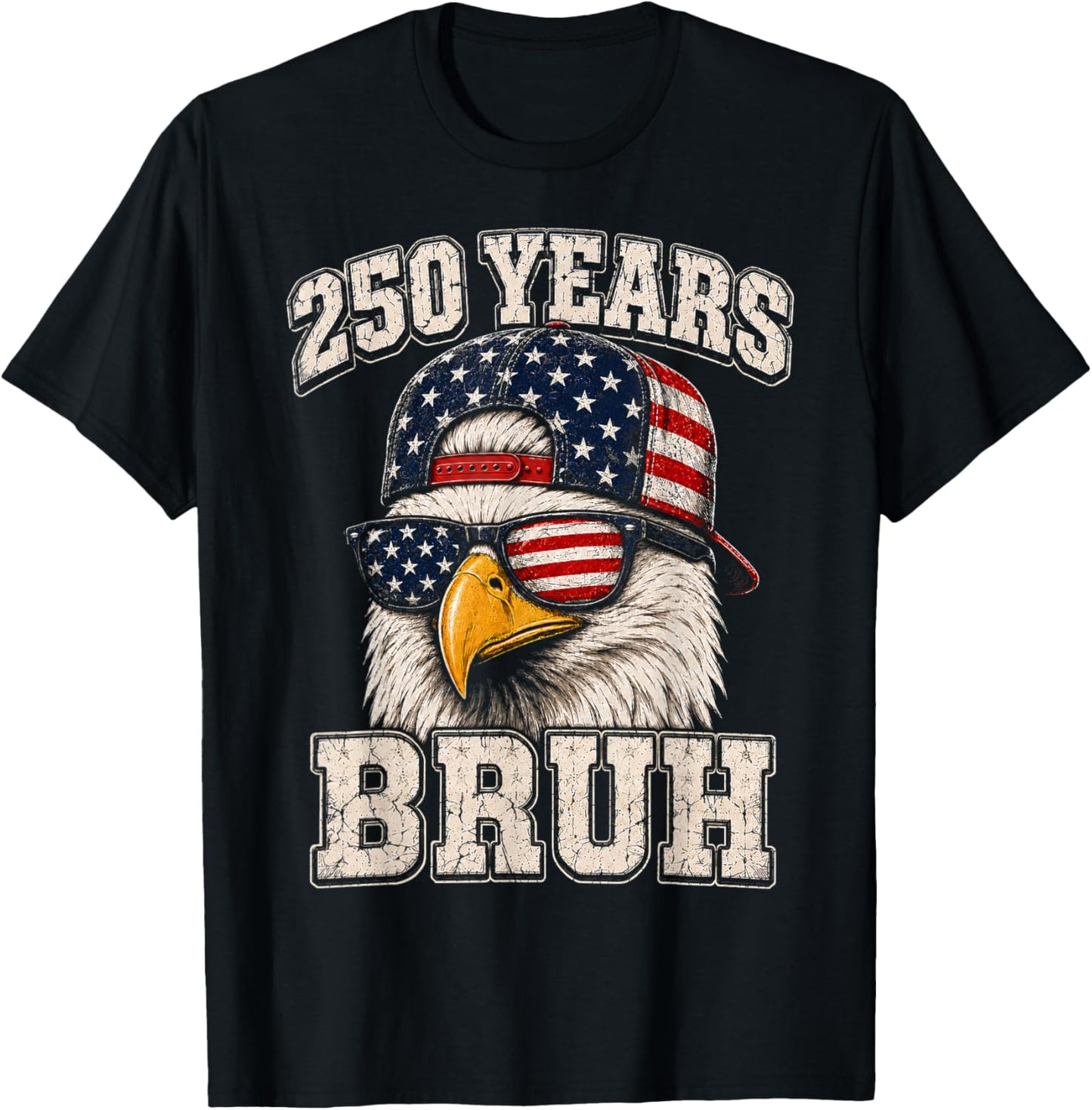 4th of July Boys Outfit Teen 250 Year American Anniversary T-Shirt - T-Shirt | Black