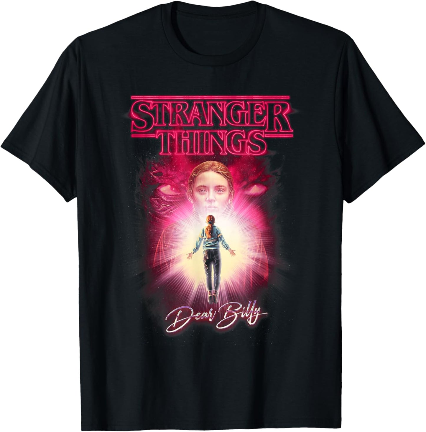 Stranger Things Dear Billy Offiziell lizenziert T-Shirt - T-Shirt | Black