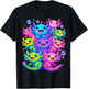 Axolotl Kawaii Animals Cute Axolotls T-Shirt - T-Shirt | Black