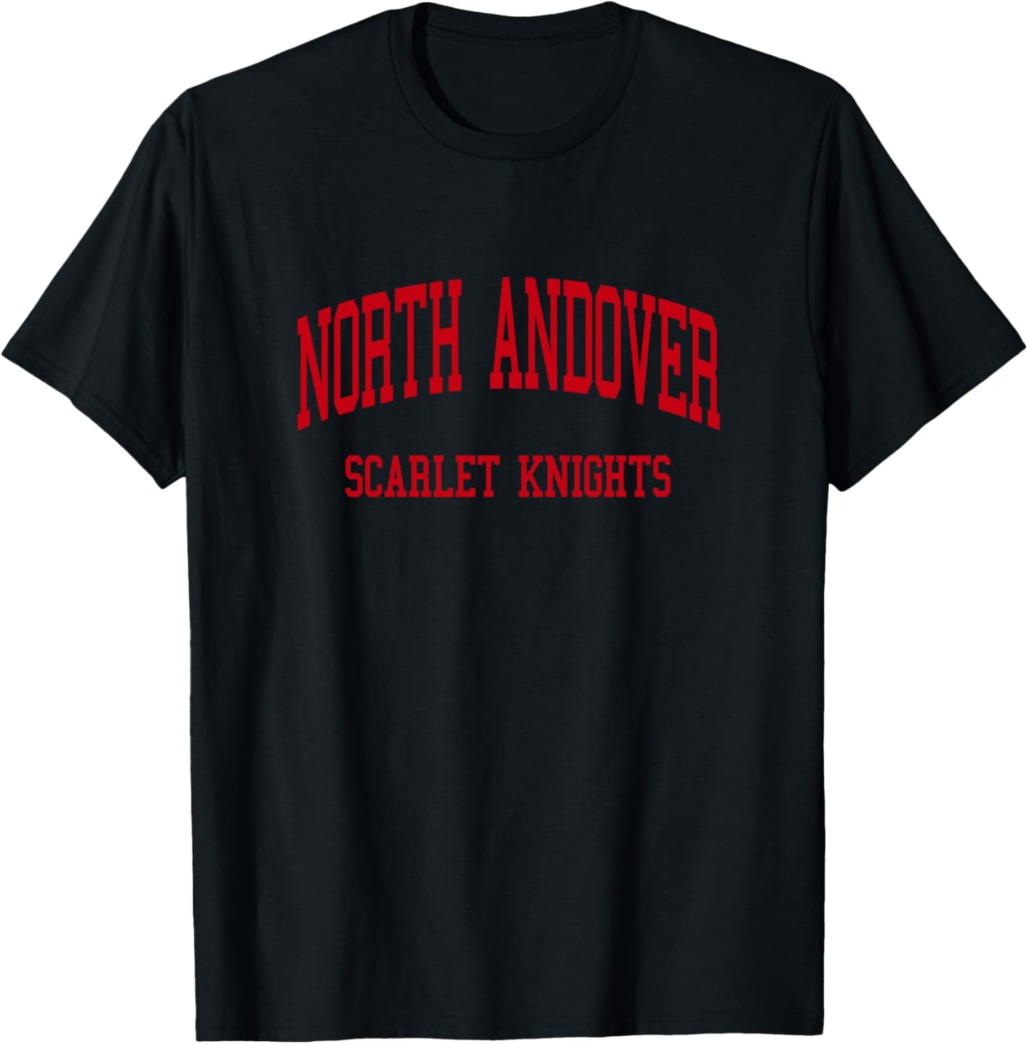 North Andover High School HS North Andover MA Retro T-Shirt - T-Shirt | Black
