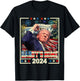 Trump 2024 Take America Back Daddy's Home Trump Pink 2024 T-Shirt - T-Shirt | Black