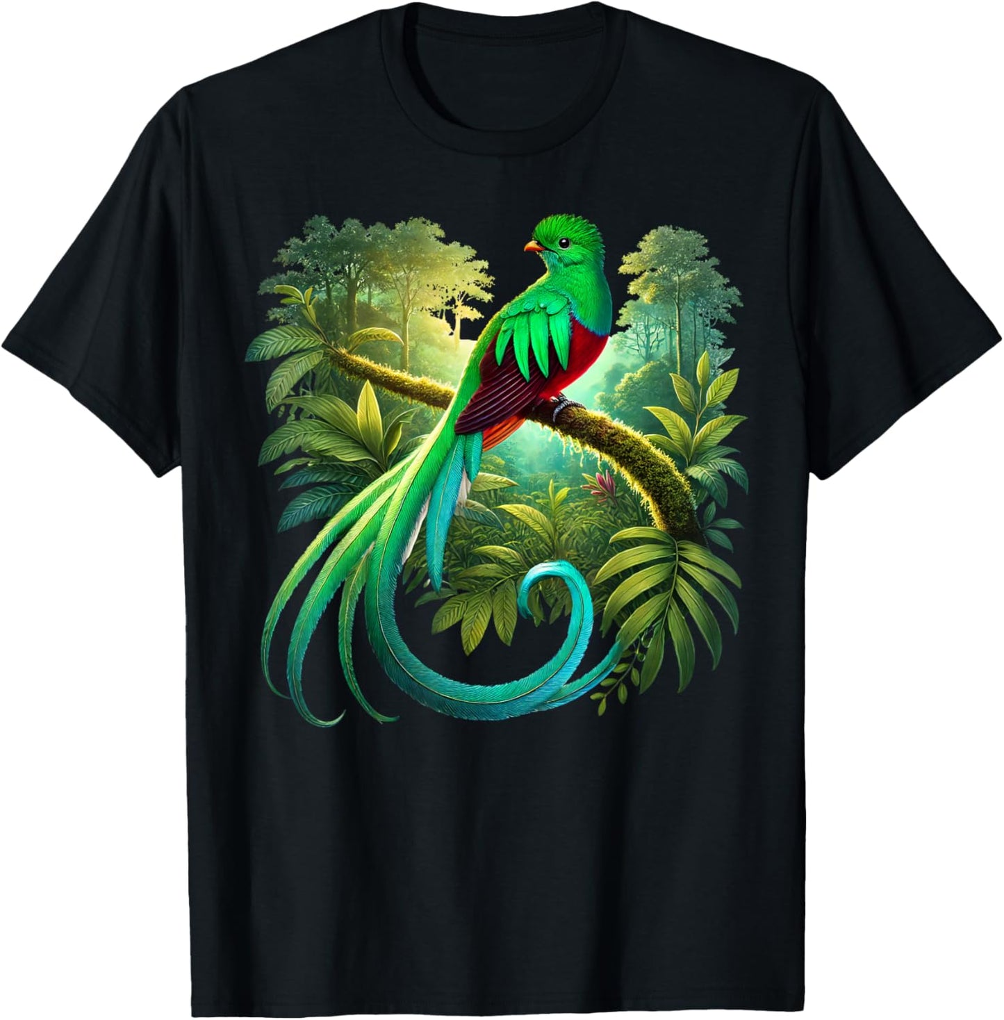 Quetzal Guatemala Chapin Antigua Tikal Tradicional Maya 502 T-Shirt - T-Shirt | Black