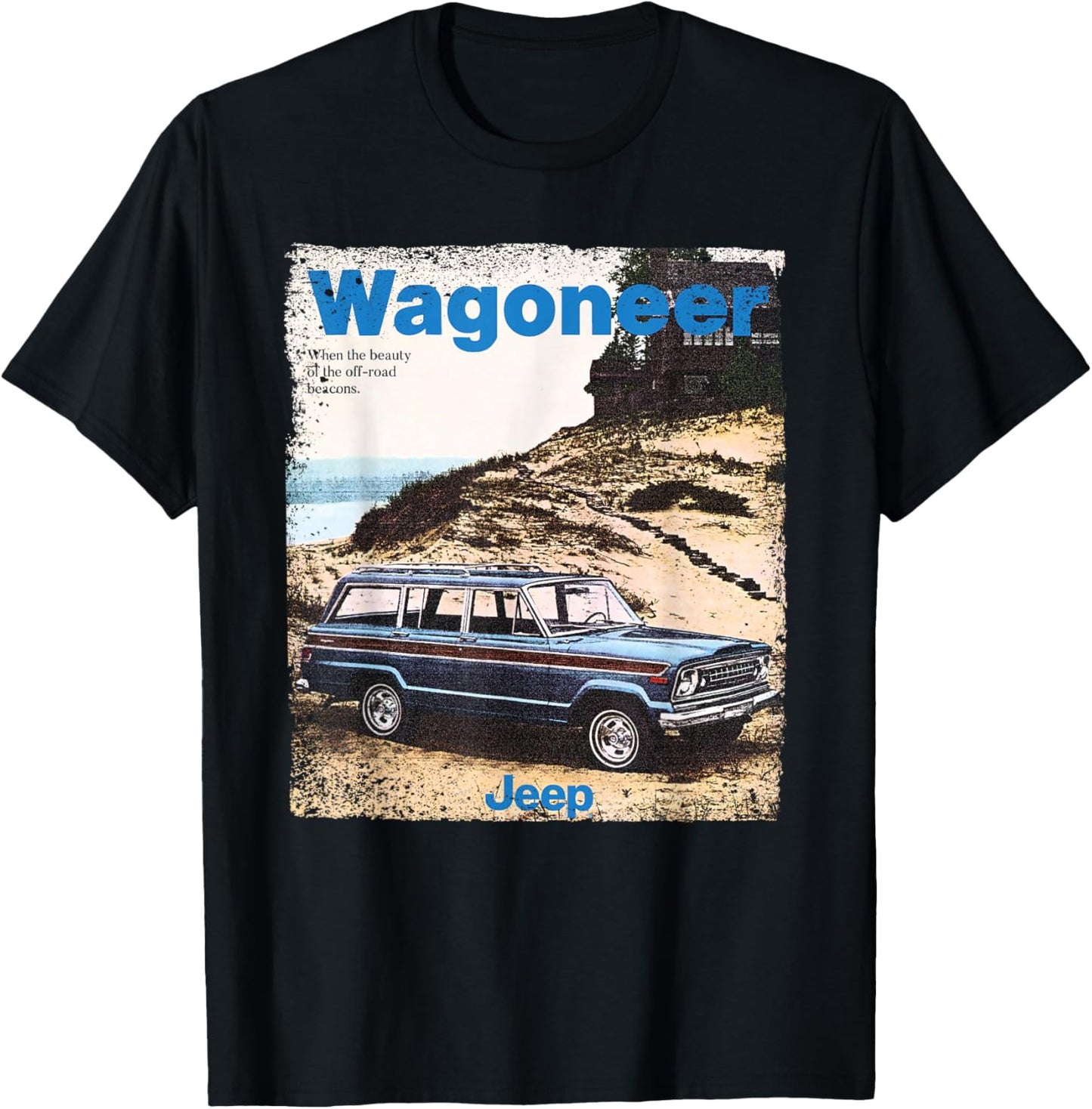 Jeep Wagoneer - Officially Licensed T-Shirt - T-Shirt | Black